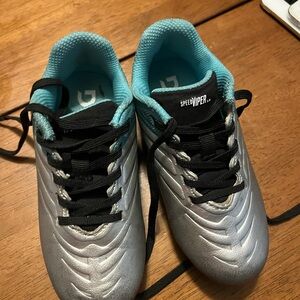 DSG Kids Shoes in Silver and Black